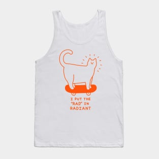 Radiantly Rad Cat Tank Top